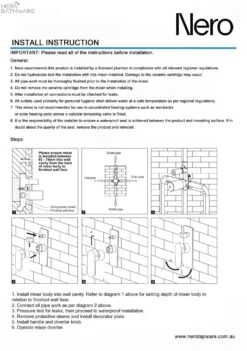 CELIA Shower Mixer With Diverter -HERA Bathware Sales celia shower mixer with diverterbrushed nickelshower mixernero tapware 667196