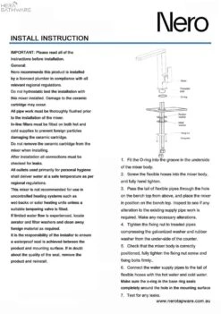 CELIA Square Neck Kitchen Mixer 6 CELIA Square Neck Kitchen Mixer -HERA Bathware Sales celia square neck kitchen mixerbrushed nickelkitchen mixernero tapware 109074