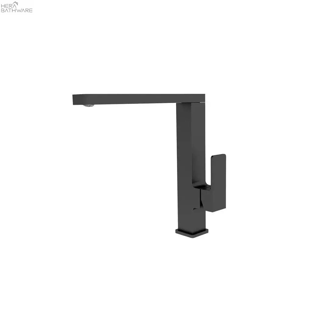 CELIA Square Neck Kitchen Mixer CELIA Square Neck Kitchen Mixer -HERA Bathware Sales celia square neck kitchen mixermatte blackkitchen mixernero tapware 357713