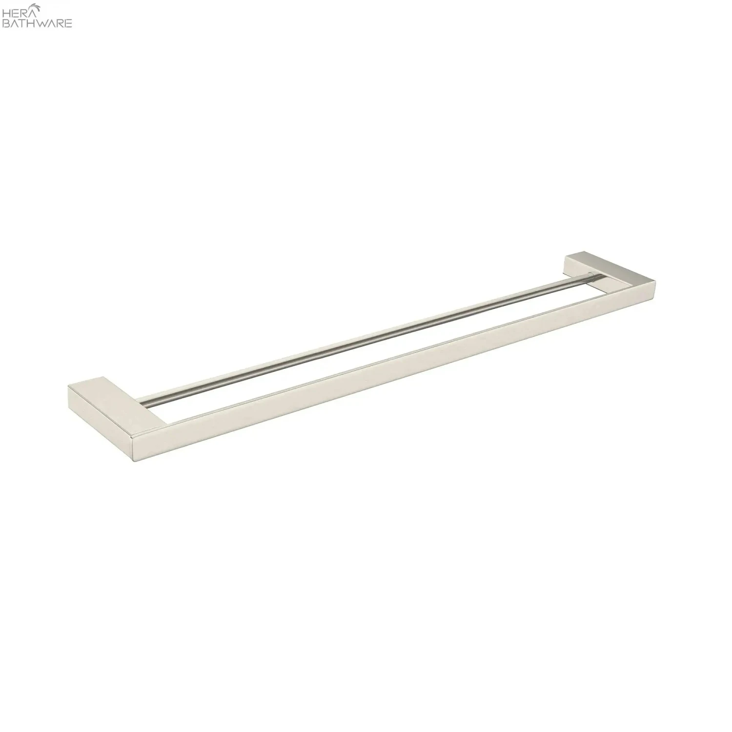 CELIA Towel Rail 800MM CELIA Towel Rail 800MM -HERA Bathware Sales celia towel rail 800mmbrushed nickeldouble towel railtowel railnero tapware 841072