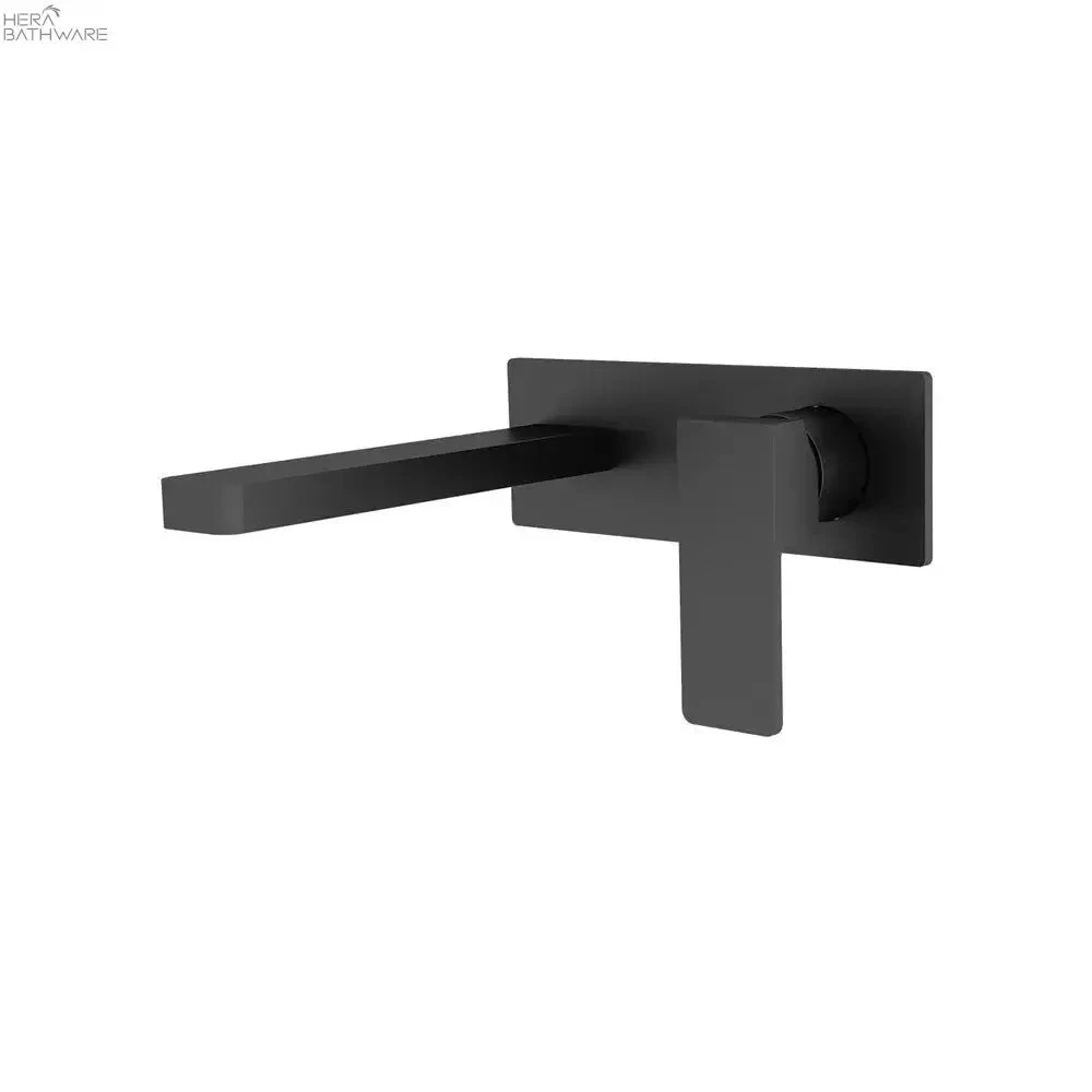 CELIA Wall Basin Mixer CELIA Wall Basin Mixer -HERA Bathware Sales celia wall basin mixermatte blackwall basin mixernero tapware 266102