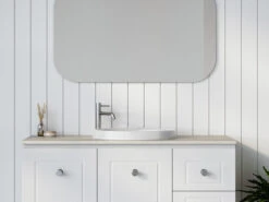 Coast Mineral Composite Inset Basin 495mm White Gloss -HERA Bathware Sales coast mineral composite inset basin 495mm white glossgloss whitetimberline 994744