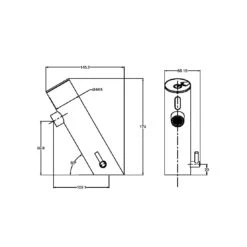Commercial Sensor Mixer -HERA Bathware Sales commercial sensor mixerpvd blackbasin mixernero tapware 769992