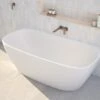 CONTURA II Back To Wall Freestanding Bathtub 1700mm | CAROMA