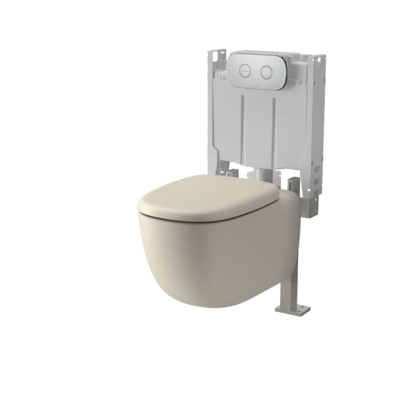 CONTURA II Cleanflush® Invisi Serise II® Wall Hung Toilet Suite | CAROMA CONTURA II Cleanflush® Invisi Serise II® Wall Hung Toilet Suite | CAROMA -HERA Bathware Sales contura ii cleanflush invisi serise ii wall hung toilet suite caromainvisi ii cistern 237003matte claytoiletcaroma 954914