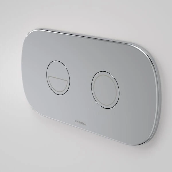Contura II Invisi Series II® Round DC Dual Flush Button Panel | Caroma Contura II Invisi Series II® Round DC Dual Flush Button Panel | Caroma -HERA Bathware Sales contura ii invisi series ii round dc dual flush button panel caromachromeflush buttoncaroma 616374