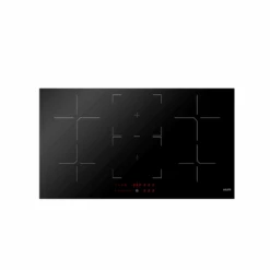 Cooktop 90cm Induction Ceran Glass + Booster + Central Flexi Zone Bridge Function Black Glass E900IDB2