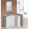 Corner Vanity Drawers Both Side- 900mm -HERA Bathware Sales corner vanity drawers both side 900mmcabinet onlyglossy whitevanitiessunny group 540094