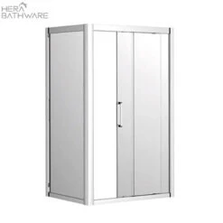 Corsica Sliding Semi Shower Screen Chrome