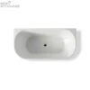 Cortona Gloss/Matte White Back To Wall Bathtub 2 Cortona Gloss/Matte White Back To Wall Bathtub -HERA Bathware Sales cortona glossmatte white back to wall bathtubgloss white1400mmbathtubbnk 487019