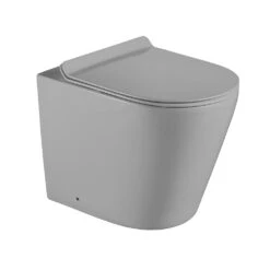 Cortona Rimless Inwall Toilet Floor Pan -HERA Bathware Sales cortona rimless inwall toilet floor panmatte greybnk 465614