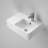 Cube Extension Wall Basin LHS | Caroma -HERA Bathware Sales cube extension wall basin lhs caroma1 tapgloss whitebasincaroma 790227