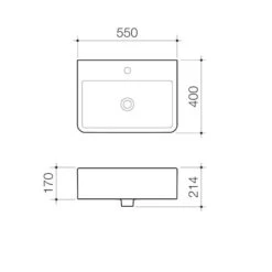 Cubus Wall Basin 1TH | Caroma 5 Cubus Wall Basin 1TH | Caroma -HERA Bathware Sales cubus wall basin 1th caroma1 tapgloss whitebasincaroma 947337