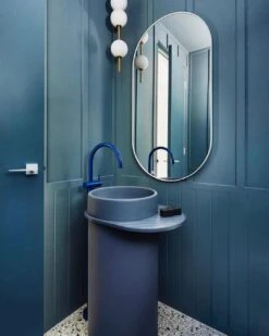 Cylinder - Bowl Basin (Pastel Peach) -HERA Bathware Sales cylinder bowl basin pastel peachno traycylindersnood co 682647