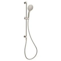 Shower Rail 3 Function | Nero -HERA Bathware Sales dolce 3 function rail showerbrushed nickelshower railsnero tapware 933507