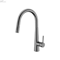 DOLCE Pull-Out Sink Mixer With Vegie Spray Function -HERA Bathware Sales dolce pull out sink mixer with vegie spray functiongun metalkitchen mixernero tapware 687690