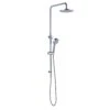 DOLCE Round Shower Set - Chrome - *Discontinuing* -HERA Bathware Sales dolce round shower set chrome discontinuingchromeshower setnero tapware 451088