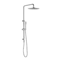DOLCE Round Shower Set With Slim Hand Shower | Chrome | Nero