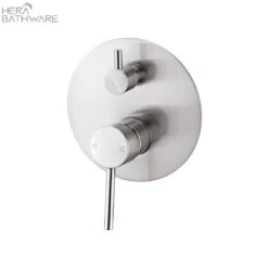 DOLCE Shower Mixer With Diverter -HERA Bathware Sales dolce shower mixer with diverterbrushed nickelshower mixernero tapware 131545
