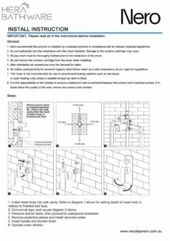 DOLCE Shower Mixer With Diverter -HERA Bathware Sales dolce shower mixer with diverterbrushed nickelshower mixernero tapware 943437
