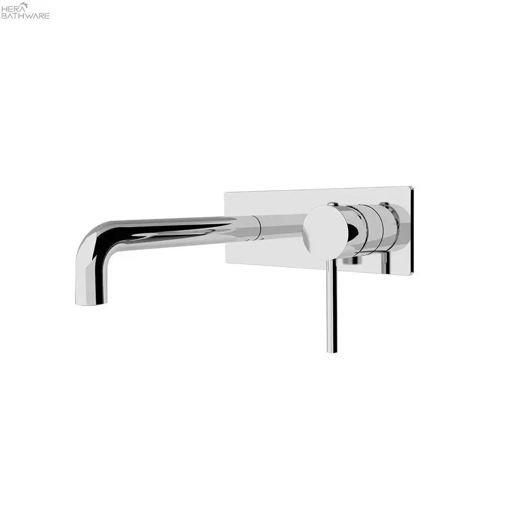 DOLCE Wall Basin Mixer Stylish Spout DOLCE Wall Basin Mixer Stylish Spout -HERA Bathware Sales dolce wall basin mixer stylish spoutchromewall basin mixernero tapware 327736
