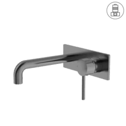 DOLCE Wall Basin Mixer Stylish Spout 7 DOLCE Wall Basin Mixer Stylish Spout -HERA Bathware Sales dolce wall basin mixer stylish spoutgun metalwall basin mixernero tapware 617244