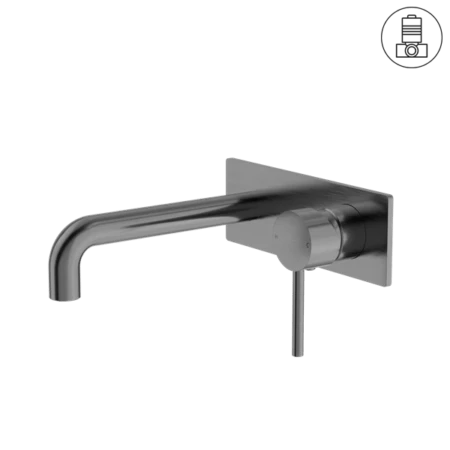 DOLCE Wall Basin Mixer Stylish Spout DOLCE Wall Basin Mixer Stylish Spout -HERA Bathware Sales dolce wall basin mixer stylish spoutgun metalwall basin mixernero tapware 617244