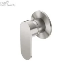 ECCO Shower Mixer 5 ECCO Shower Mixer -HERA Bathware Sales ecco shower mixer 80mm round platebrushed nickelnero tapware 521021