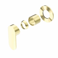 ECCO SHOWER MIXER ROUND BACK PLATE TRIM KITS ONLY -HERA Bathware Sales ecco shower mixer round back plate trim kits onlybrushed goldshower mixernero tapware 371522