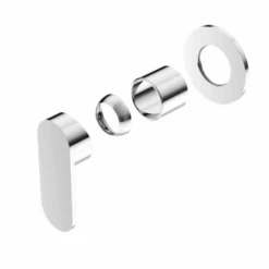 ECCO SHOWER MIXER ROUND BACK PLATE TRIM KITS ONLY -HERA Bathware Sales ecco shower mixer round back plate trim kits onlychromeshower mixernero tapware 343809