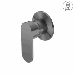 ECCO SHOWER MIXER ROUND BACK PLATE TRIM KITS ONLY -HERA Bathware Sales ecco shower mixer round back plate trim kits onlychromeshower mixernero tapware 795730