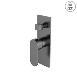 ECCO Shower Mixer With Diverter -HERA Bathware Sales ecco shower mixer with divertergun metalshower mixernero tapware 787649