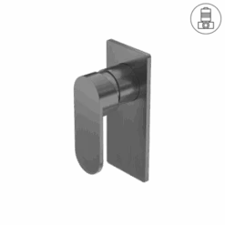 ECCO Shower Mixer 12 ECCO Shower Mixer -HERA Bathware Sales ecco shower mixersquare plategun metalnero tapware 787289