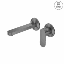 ECCO Wall Basin/Bath Mixer Seperate Back Plate -HERA Bathware Sales ecco wall basinbath mixer seperate back plategun metaltapwarenero tapware 361221