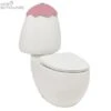 Egg Junior Close Coupled Suite, Pink Cistern Lid, Extended Pan Connector -HERA Bathware Sales egg junior close coupled suite pink cistern lid extended pan connectortoiletjohnson suisse 131369