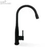 ELLE Pull Out Kitchen Mixer - 304 Matte Black 1 ELLE Pull Out Kitchen Mixer - 304 Matte Black -HERA Bathware Sales elle pull out kitchen mixer 304 matte blackmatte blackkitchen mixerlinkware 932357