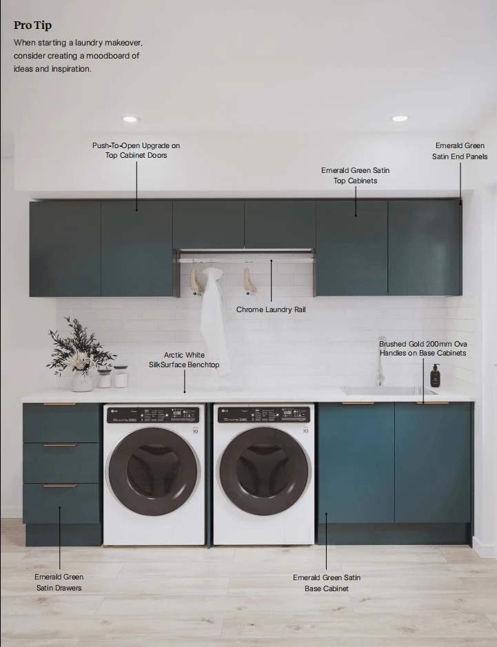 Emerald Green Satin Cabinets Laundry Bundle Emerald Green Satin Cabinets Laundry Bundle -HERA Bathware Sales emerald green satin cabinets laundry bundletimberline 304362