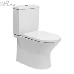 Emilia Back To Wall Rimless Toilet Suite With Urea Soft Close Seat