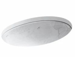 Empress Bouquet™ Vintage® Oval / Rectangular Under Counter Basin