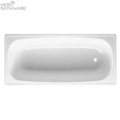Esti Bath 1500mm Pressed Steel Enamelled