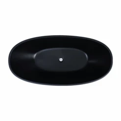 Stella Free Standing Bathtub - Matte Black 6 Stella Free Standing Bathtub - Matte Black -HERA Bathware Sales evis free standing bathtub matte black1500mmmatte blackfreestanding bathskdk bathware 234234
