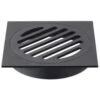 Floor Grate - 100 Mm, Black Square 1 Floor Grate - 100 Mm, Black Square -HERA Bathware Sales floor grate 100 mm black squarewasteaquaperla 924070