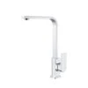 Flores Gooseneck Sink Mixer - Chrome / Matte Black 2 Flores Gooseneck Sink Mixer - Chrome / Matte Black -HERA Bathware Sales flores gooseneck sink mixer chrome matte blackchromekitchen mixerbella vista 753987