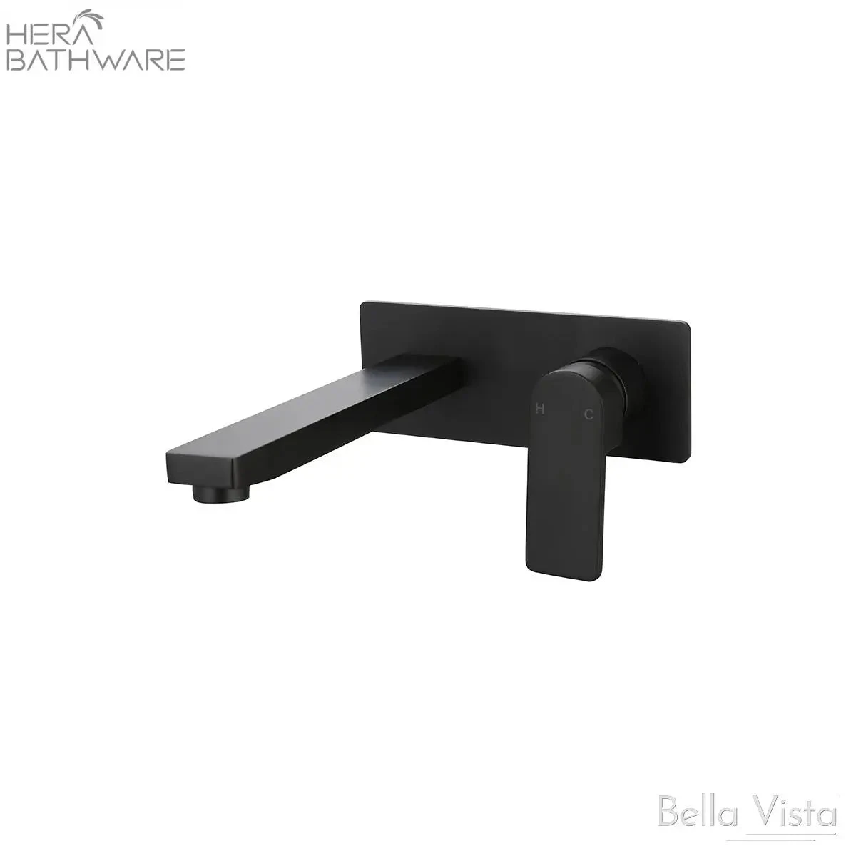 Flores Wall Basin Mixer Flores Wall Basin Mixer -HERA Bathware Sales flores wall basin mixermatte blackwall basin mixerbella vista 543723