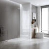 Walk In Shower Screen 2100mm High | Fully-Frameless Fixed Panels – Stella -HERA Bathware Sales fully frameless fixed panels stellachrome600 700mmshower screenbella vista 515125