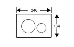 Geberit Sigma 20 Dual-flush Matt Chrome Button -HERA Bathware Sales geberit sigma 20 dual flush matt chrome buttonkdk bathware 222189