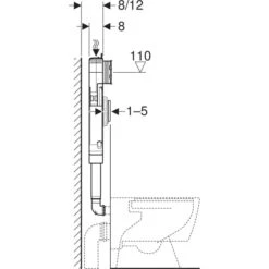 Geberit Sigma8 Concealed Cistern (FOR FLOOR PAN) | Made In Germany -HERA Bathware Sales geberit sigma8 concealed cistern for floor pan made in germanytoiletinspire bathware 708912