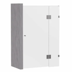 Gem Series (C) Fully Frameless Shower Screen (Door Hinged To Fixed Glass) Front Glass 10 Gem Series (C) Fully Frameless Shower Screen (Door Hinged To Fixed Glass) Front Glass -HERA Bathware Sales gem series c fully frameless shower screen door hinged to fixed glass front glasschrome745 1000mmshower screenconvex 274780