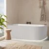Genova Left Corner Bathtub 1 Genova Left Corner Bathtub -HERA Bathware Sales genova left corner bathtubgloss white1500mmbathtubbest bm 804744