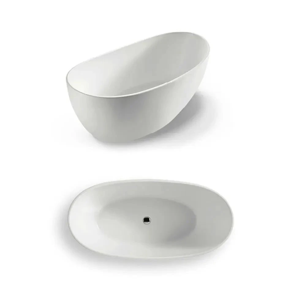 Gubbio Free Standing Bathtub - Matte White Gubbio Free Standing Bathtub - Matte White -HERA Bathware Sales gubbio free standing bathtub matte whitematte white1500mmbathtubbnk 916474